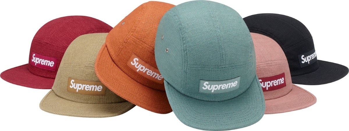 Basketweave Camp Cap